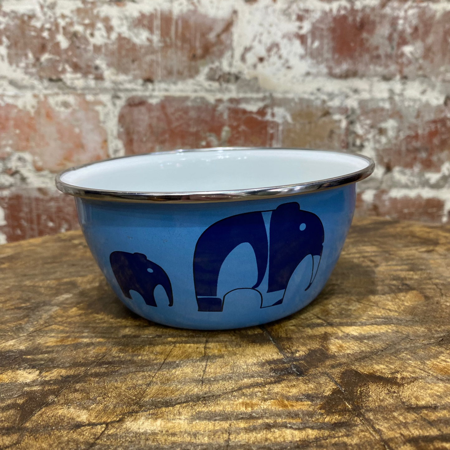 Enamel Bowl - Elephant
