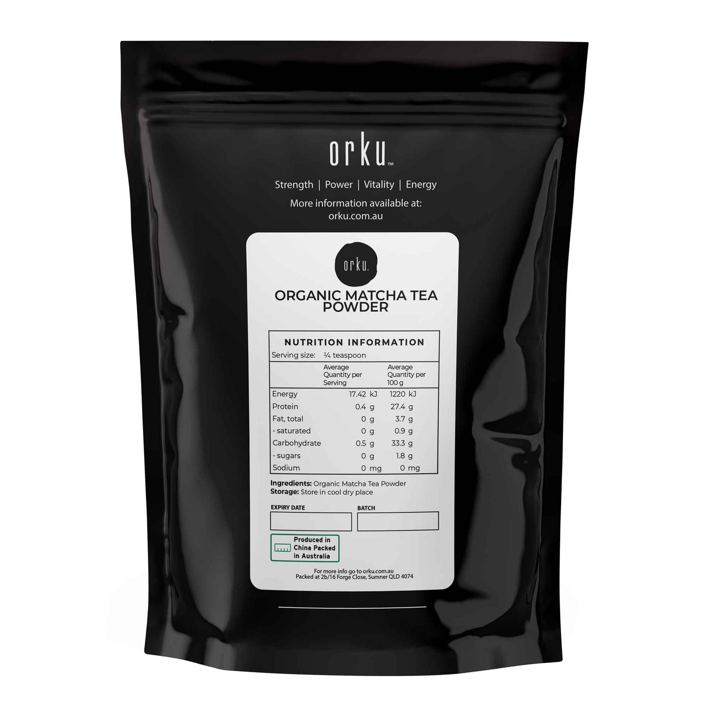 Organic Matcha Green Tea Powder-1