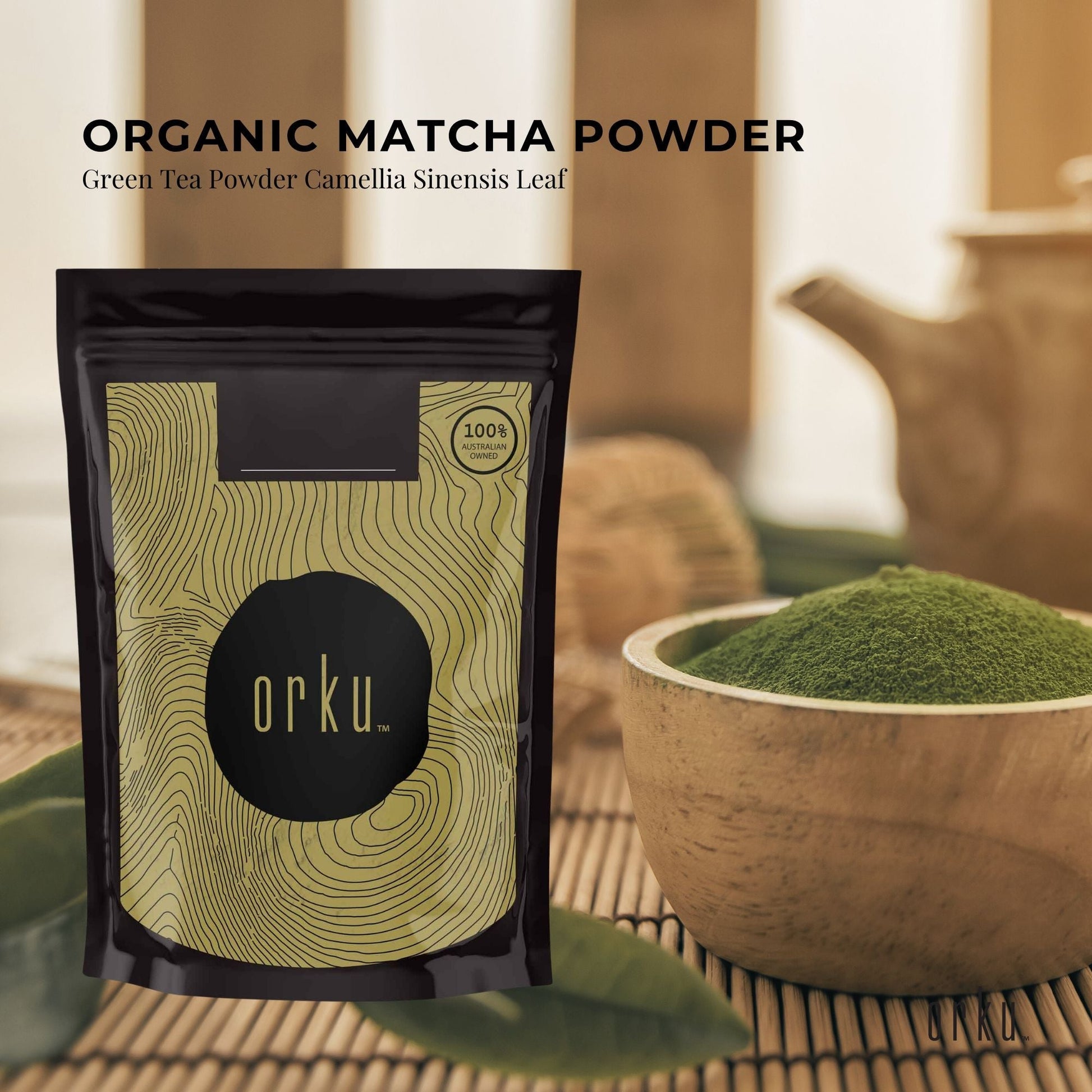 Organic Matcha Green Tea Powder-4