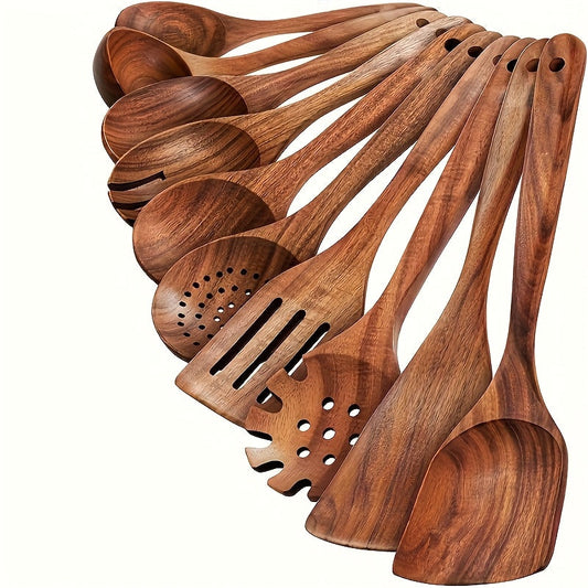 Teak Non-Stick Heat Resistant Cookware Set (10pcs)-2