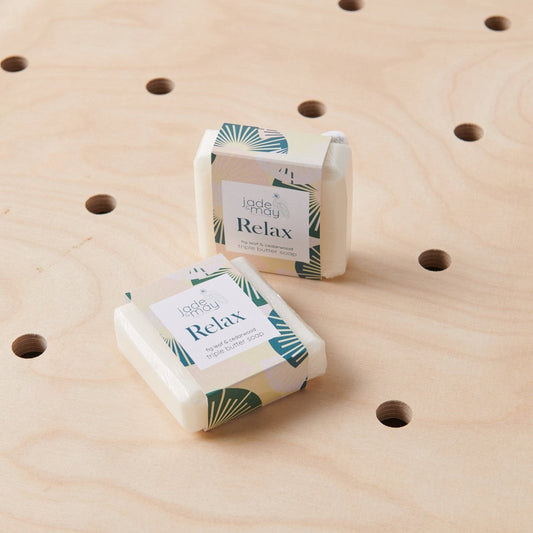 Triple Butter Handmade Soap | Relax: Fig Leaf & Cedarwood-0
